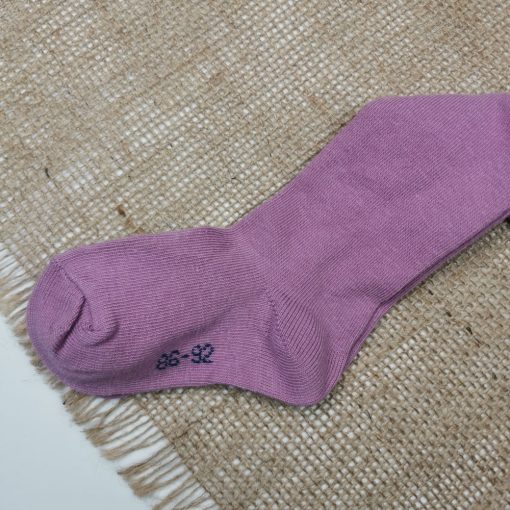 جوراب شلواری نوزادی صورتی تیره رنگ