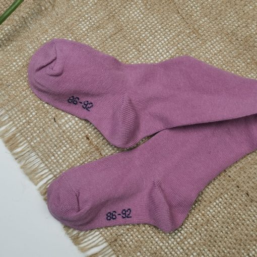 جوراب شلواری نوزادی صورتی تیره رنگ