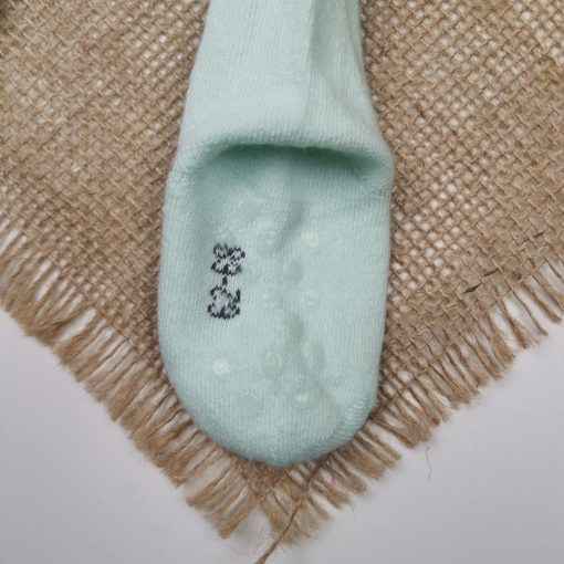 جوراب شلواری نوزادی برند poco piano سبز پاستلی رنگ