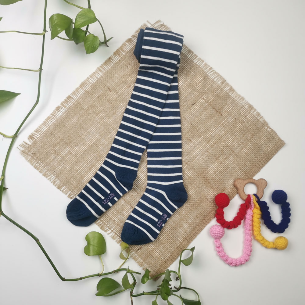 جوراب شلواری برند alive سرمه ای رنگ