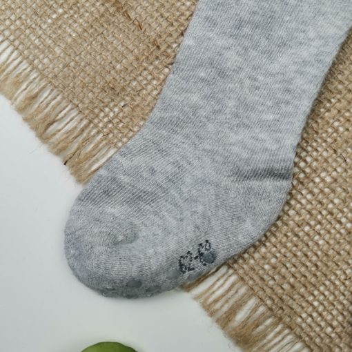 جوراب شلواری نوزادی برند poco piano طوسی روشن رنگ