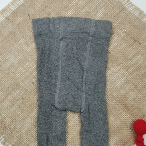 جوراب شلواری نوزادی برند alive طرح ستاره ای طوسی رنگ