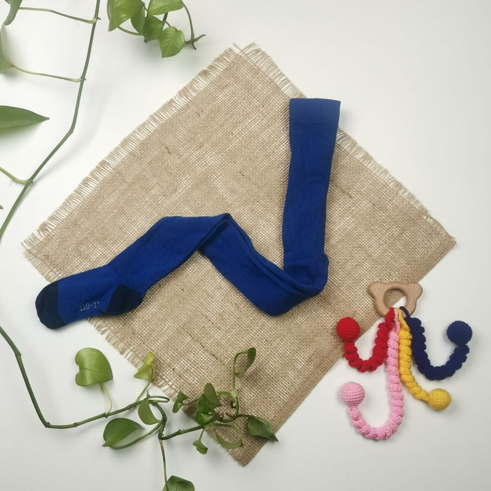 جوراب شلواری برند poco piano آبی نفتی رنگ - 4 تا 6 سال