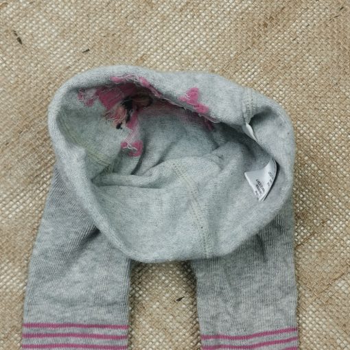 جوراب شلواری نوزادی برند impidimpi طرح اسب راه راه صورتی رنگ