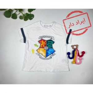 تیشرت پسرانه آستین بلند طرح عکس مار و اژدها مدل باکسی ازاد سفید رنگ  - 8 تا 9 سال