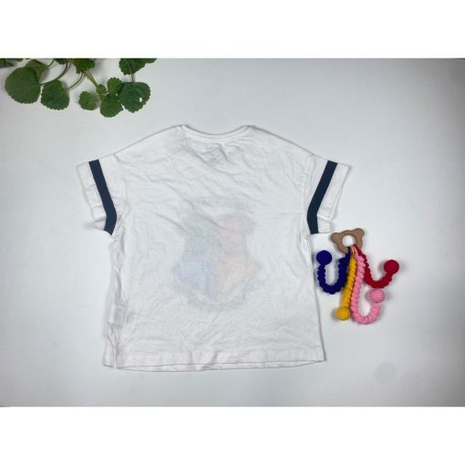 تیشرت پسرانه آستین بلند طرح عکس مار و اژدها مدل باکسی ازاد سفید رنگ - 8 تا 9 سال