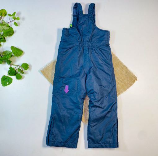 ایراد دار _ شلوار گرم پسرانه شلوار دو بنده سورمه ای رنگ  - 2 تا 4 سال