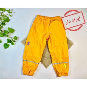 ایراد دار _ شلوار گرم برند لوپیلو شلوار گرم کرکی نارنجی رنگ  - 2 تا 4 سال