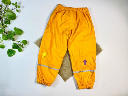 ایراد دار _ شلوار گرم برند لوپیلو شلوار گرم کرکی نارنجی رنگ  - 2 تا 4 سال