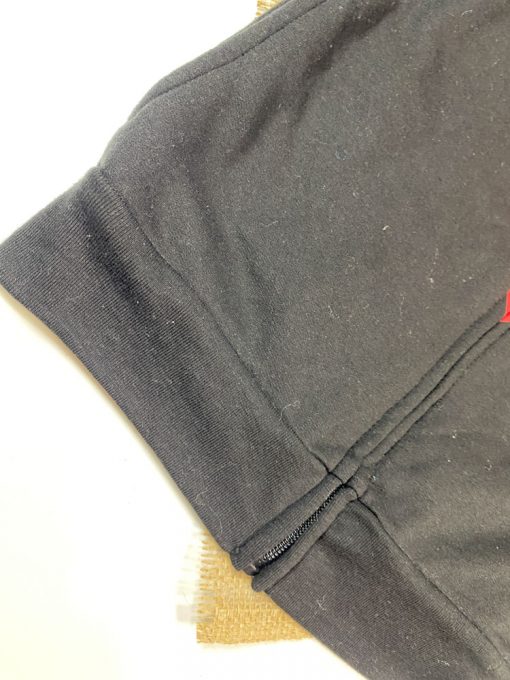 ایراد دار _ سویشرت پسرانه آستین بلند طرح اسپایدرمن جلو زیپی کلاه دار مشکی رنگ - 6 تا 8 سال