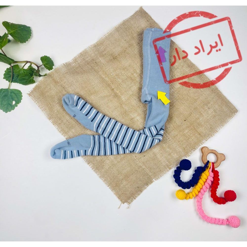 جوراب شلواری دخترانه یونیکورم طوسی رنگ  - 4 تا 6 سال