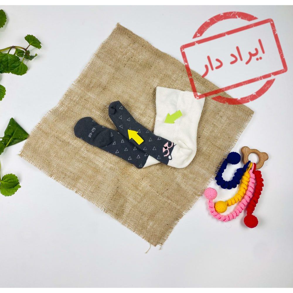 جوراب شلواری نوزادی دخترانه برند لوپیلو طوسی رنگ  - 2 تا 6 ماه
