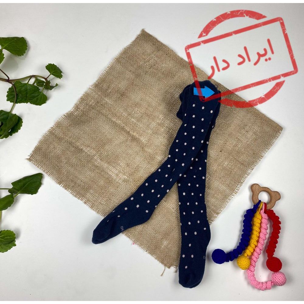 جوراب شلواری طوسی رنگ  - 2 تا 4 سال