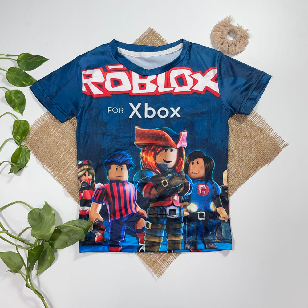 تیشرت پسرانه آستین استین دار طرح عروسکی سرمه ای رنگ - 2 تا 4 سال