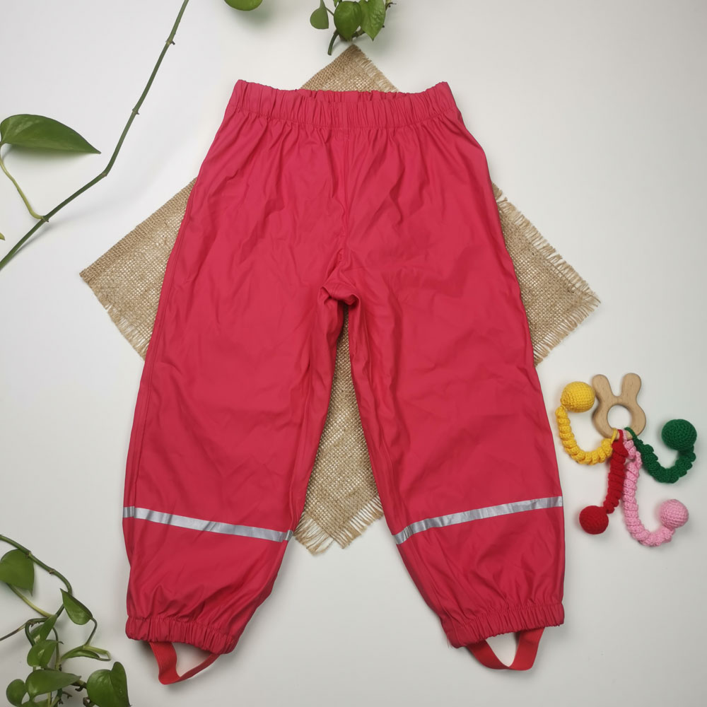 شلوار بارونی برند لوپیلو طرح آستر دار صورتی پررنگ