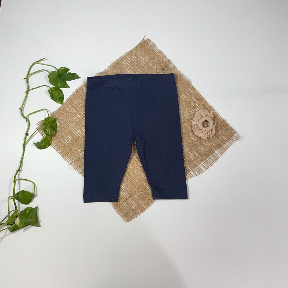 شلوار نوزادی پسرانه راسته برند Iupilu طرح ساده سرمه ای رنگ - 12 تا 24 ماه