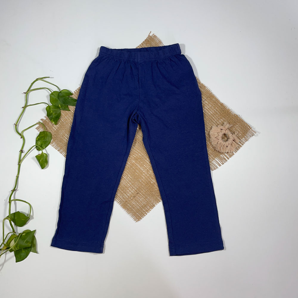 شلوار نوزادی پسرانه ساده برند Iupilu سرمه ای رنگ - 12 تا 24 ماه
