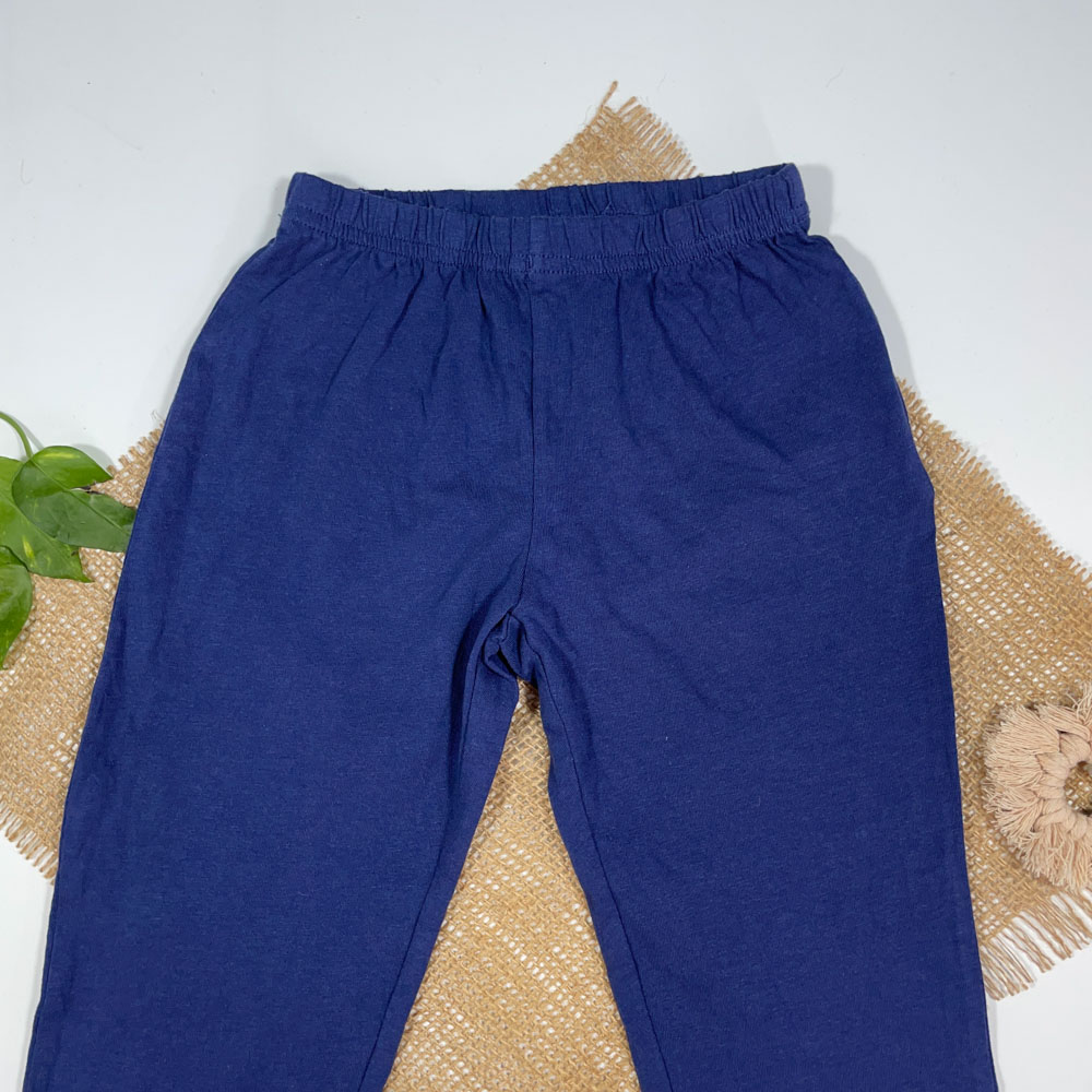 شلوار نوزادی پسرانه ساده برند Iupilu سرمه ای رنگ - 12 تا 24 ماه