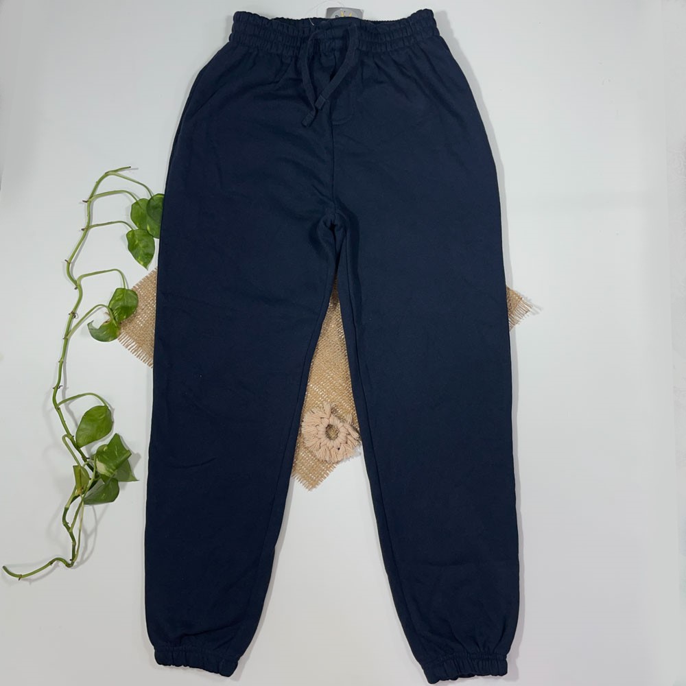 شلوار پسرانه اسلش برند Tu school طرح ساده سرمه ای رنگ - 10 تا 12 سال