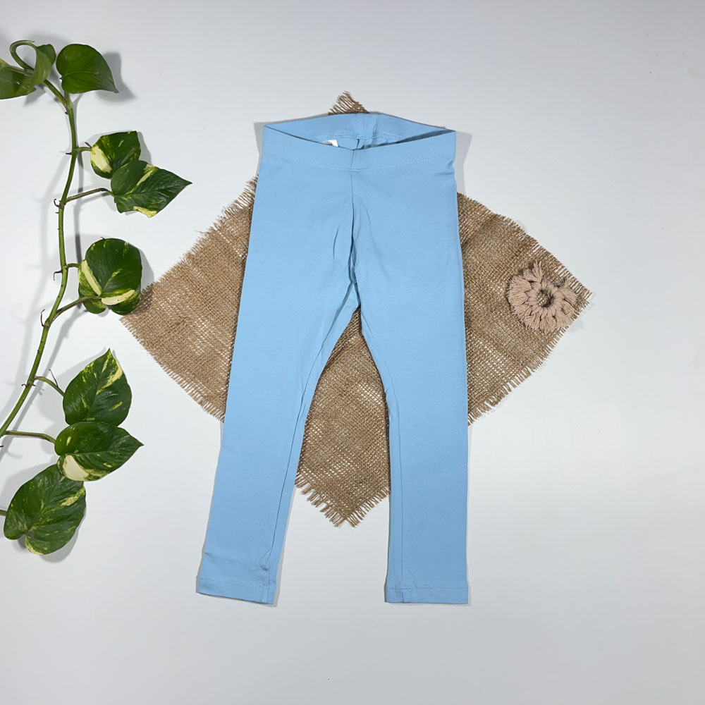 شلوار راسته برند لوپیلو طرح ساده ابی آسمونی رنگ