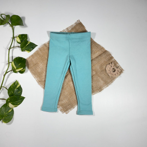 شلوار دخترانه راسته برند Lily and Dan طرح ساده سبز پاستلی رنگ - 2 سال