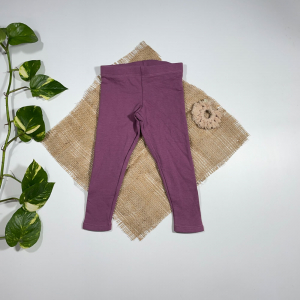 شلوار دخترانه راسته برند Lily and Dan طرح ساده کالباسی رنگ - 2 سال