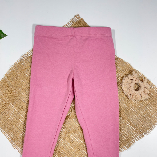 شلوار دخترانه راسته برند Lily and Dan طرح ساده صورتی رنگ - 2 تا 3 سال