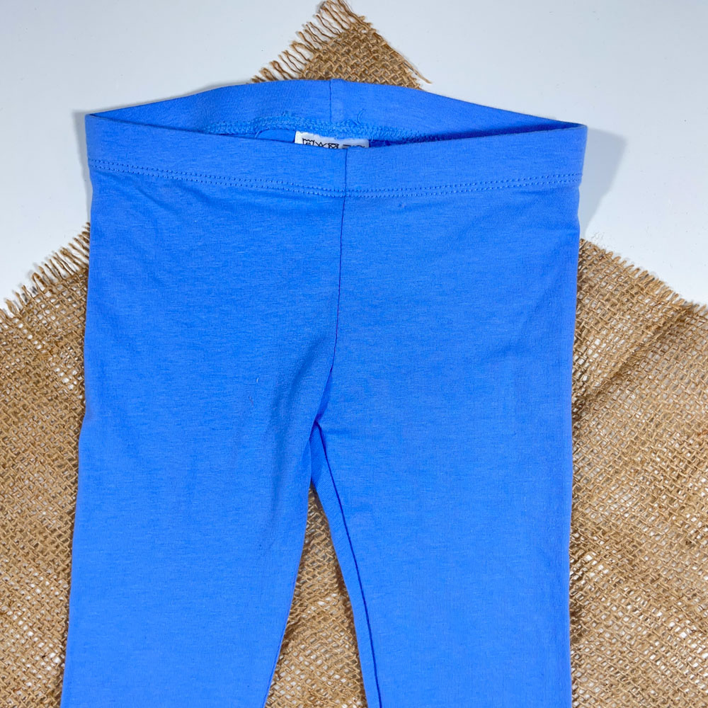 شلوار نوزادی راسته برند L and D طرح ساده ابی رنگ - 12 تا 24 ماه