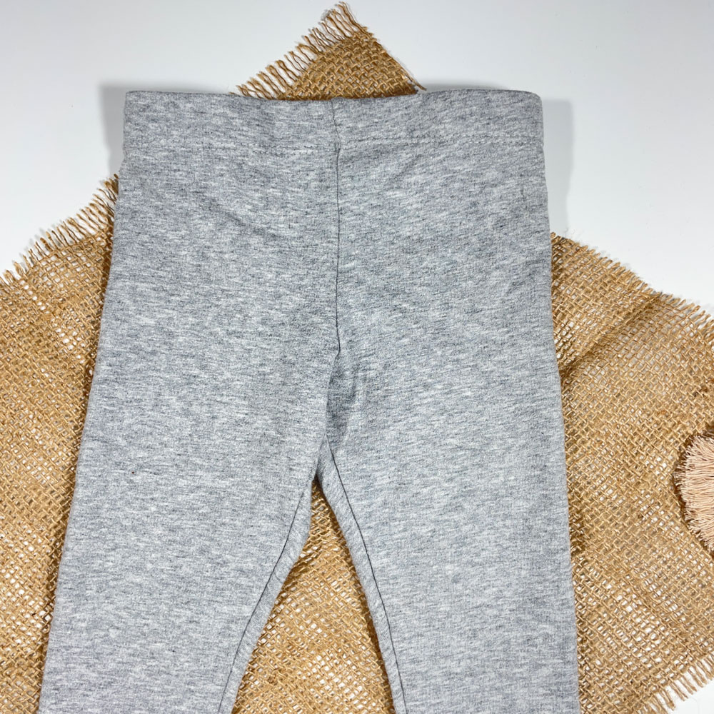 شلوار راسته برند L and D طرح ساده طوسی رنگ - 2 سال