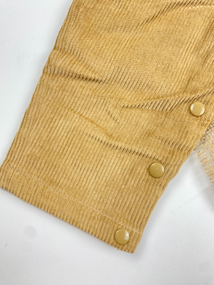 بیلر نوزادی پسرانه برند Disney طرح آستر دار مخمل کبریتی بژ رنگ - 12 تا 18 ماه