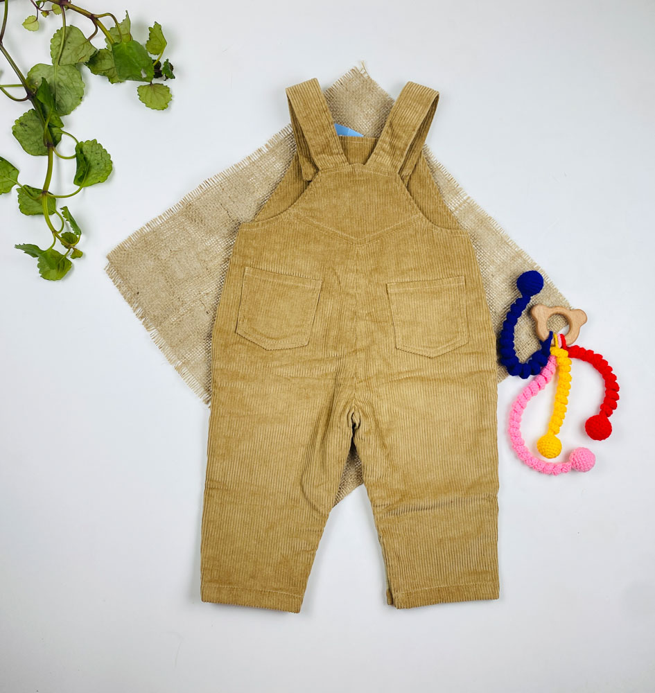 بیلر نوزادی پسرانه برند Disney طرح آستر دار مخمل کبریتی بژ رنگ - 12 تا 18 ماه