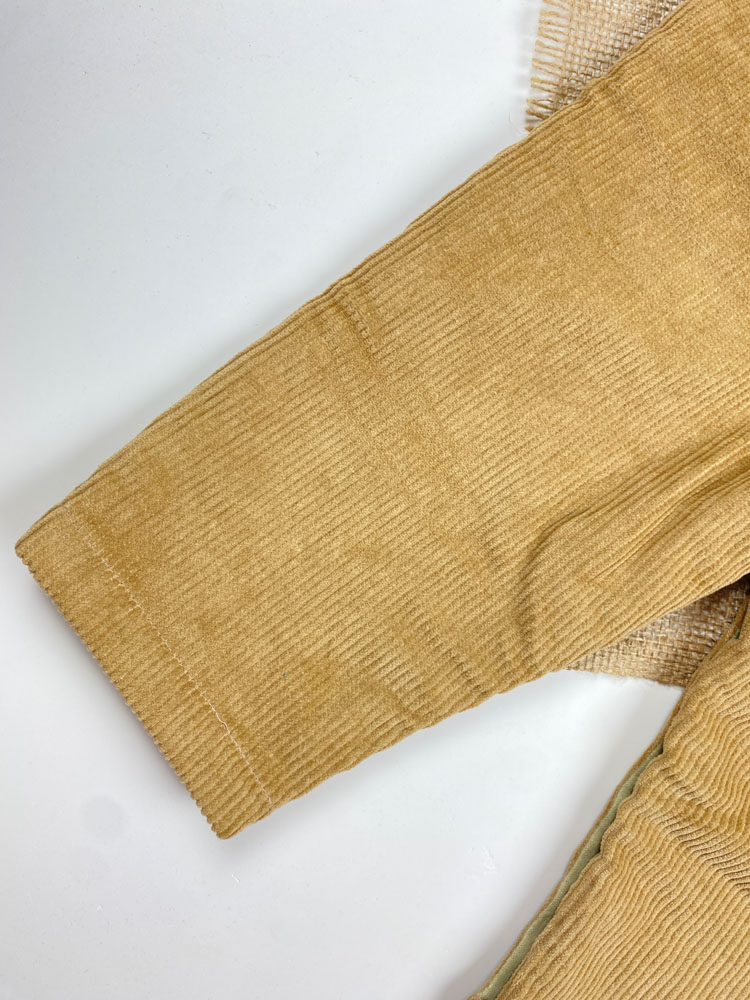 بیلر نوزادی پسرانه برند Disney طرح آستر دار مخمل کبریتی بژ رنگ - 12 تا 18 ماه