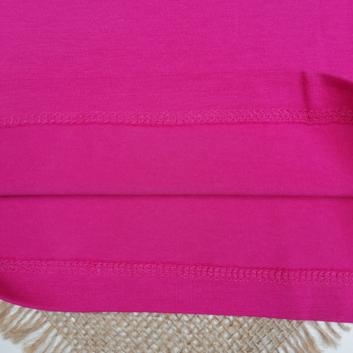 بلوز نوزادی آستین بلند برند لوپیلو طرح کوه یقه اسکی سرخابی رنگ - 12 تا 24 ماه