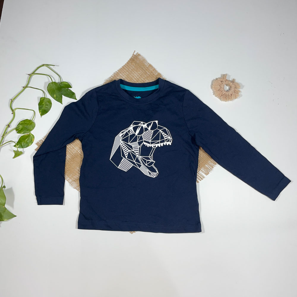 بلوز پسرانه آستین بلند برند لوپیلو عروسکی سرمه ای رنگ - 2 تا 4 سال