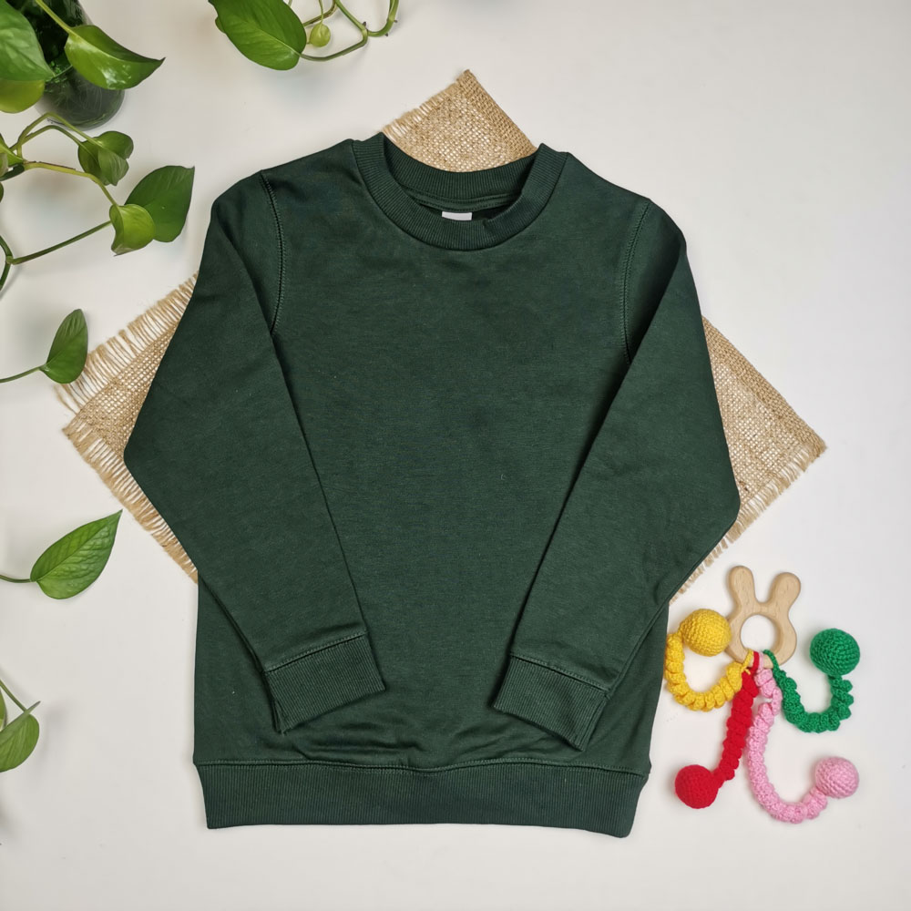 بلوز توکرکی آستین بلند برند Tu سبز رنگ