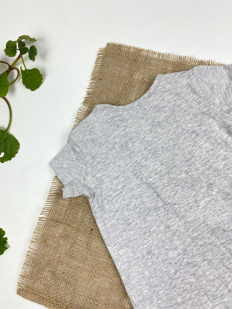 رامپر نوزادی آستین کوتاه برند لوپیلو طرح ساده یقه گرد دودکمه ای طوسی کمرنگ - 2 تا 4 ماه