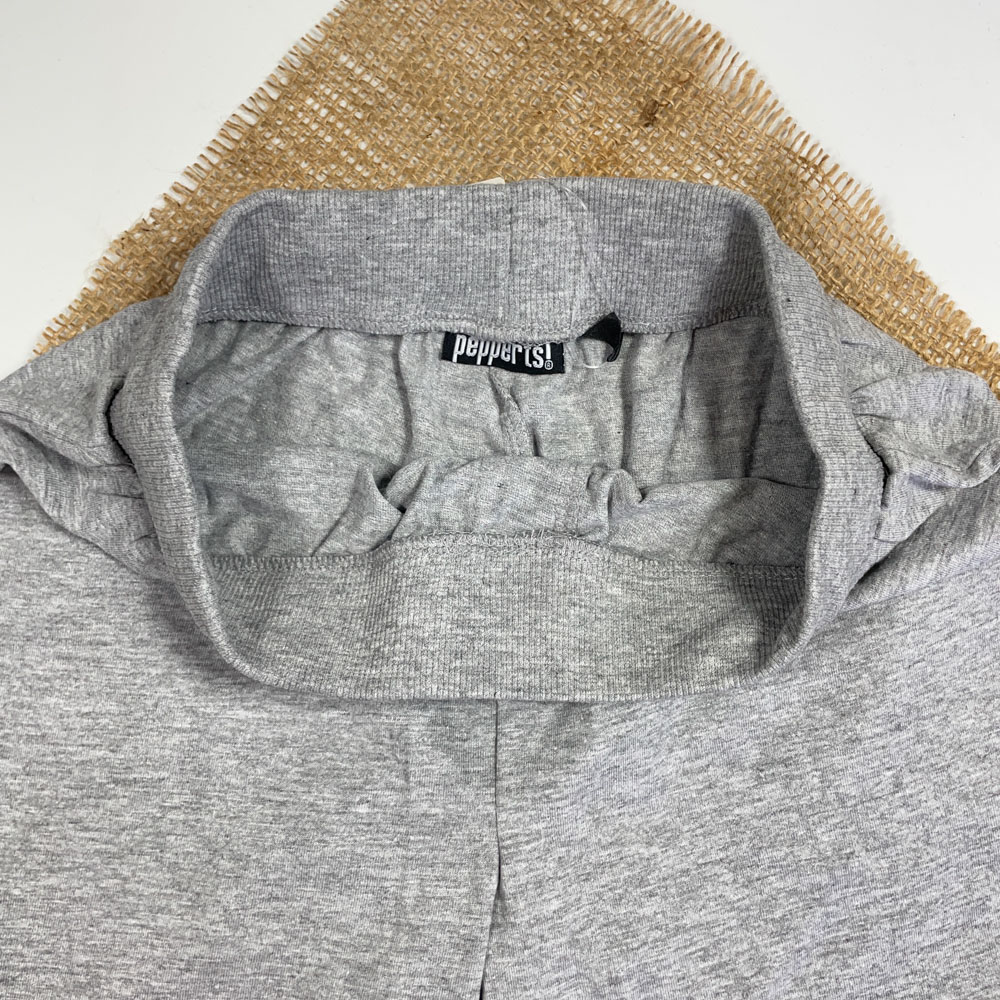 شلوارک پسرانه برند Papparts کمر بندکی طوسی رنگ