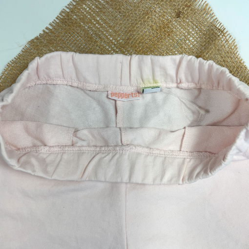 شلوارک دخترانه برند Papparts طرح جیب دار کمر کش صورتی کم رنگ - 10 تا 12 سال