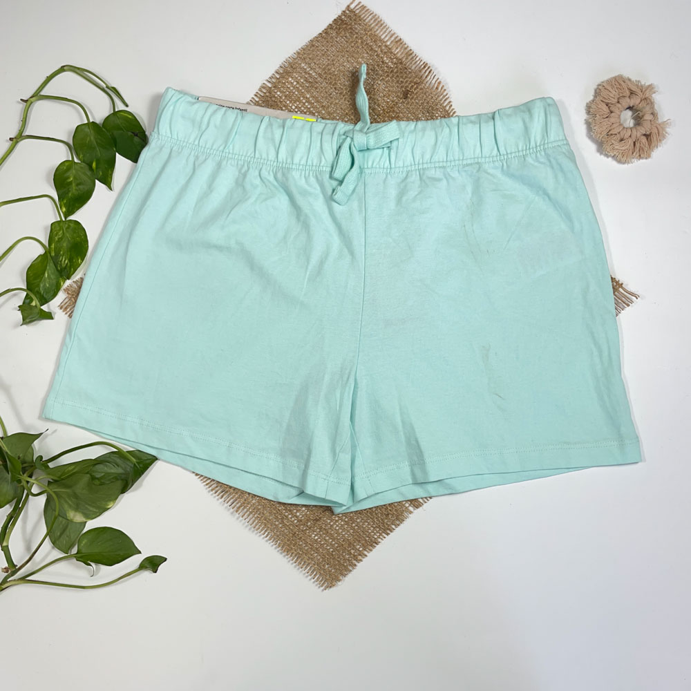 شلوارک دخترانه برند Papparts کمر کش سبز روشن رنگ - 12 تا 14 سال