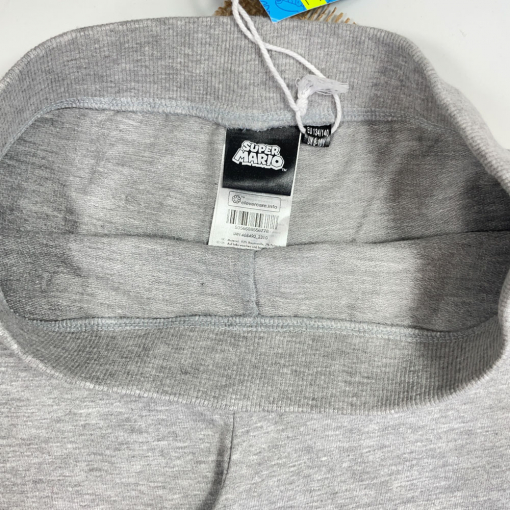 شلوارک کمر کش طوسی روشن رنگ - 8 تا 10 سال