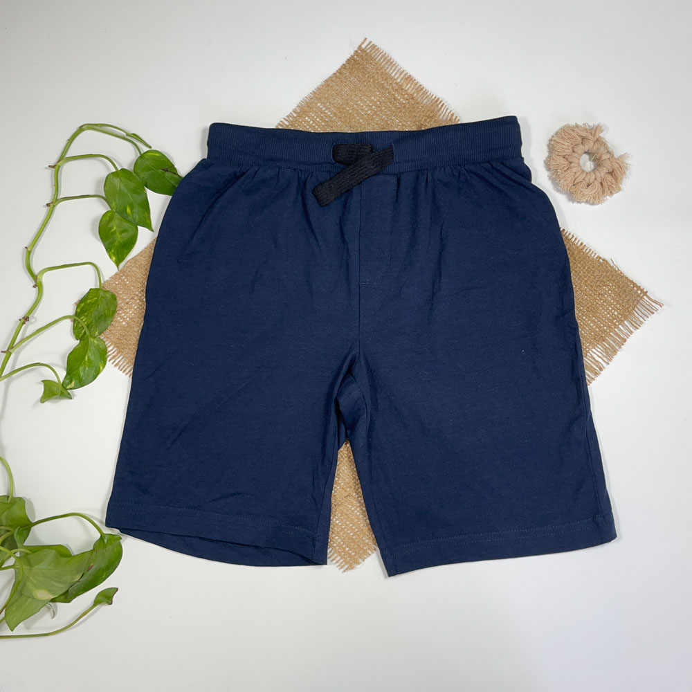 شلوارک پسرانه برند Papparts کمر کش سرمه ای رنگ - 8 تا 10 سال