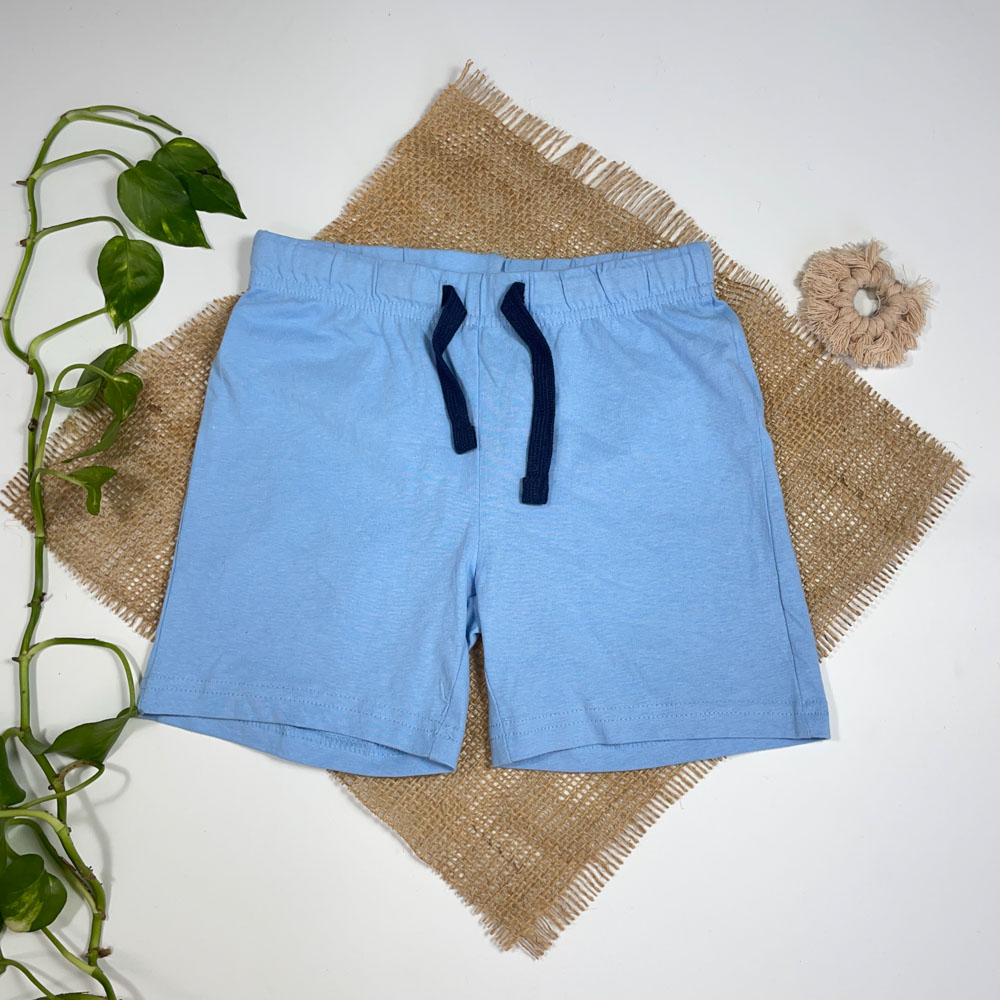 شلوارک پسرانه برند Iupilu کمر کش ابی روشن رنگ - 4 تا 6 سال