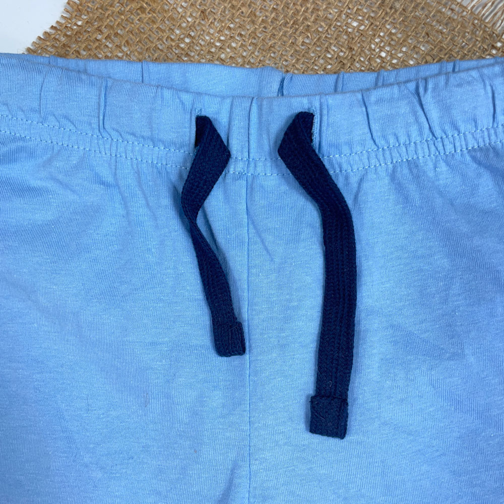 شلوارک پسرانه برند Iupilu کمر کش ابی روشن رنگ - 4 تا 6 سال