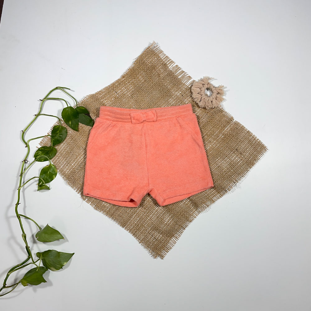 شلوارک پسرانه برند Jbc طرح ساده گلبهی رنگ - 2 سال