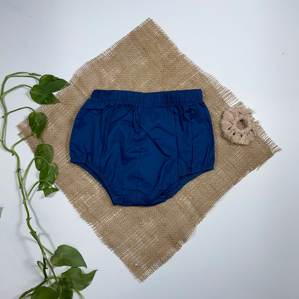 مایو پسرانه طرح ساده سرمه ای رنگ - 6 تا 8 سال