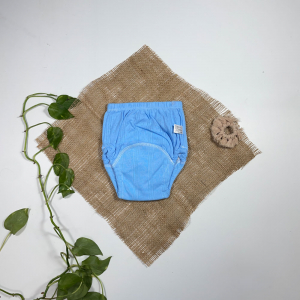 شورت پسرانه طرح ساده ابی رنگ - 2 سال