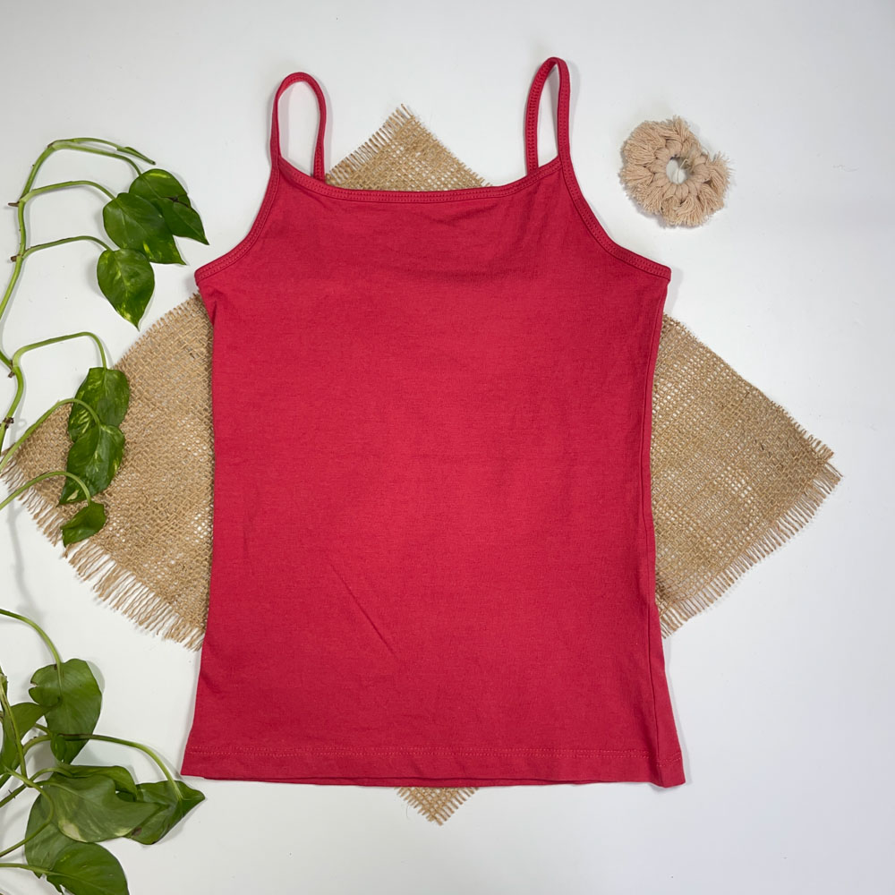 تاپ اسپرت برند peperts طرح ساده قرمز رنگ - 10 تا 12 سال