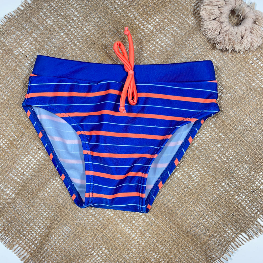 شورت نوزادی پسرانه برند idexe it راه راه نارنجی رنگ - 12 تا 24 ماه