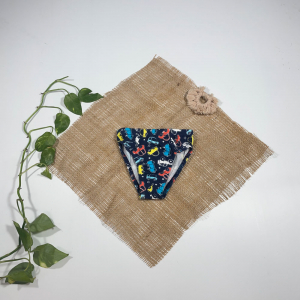 شورت نوزادی دخترانه مدل ماشین سرمه ای رنگ - 12 تا 24 ماه