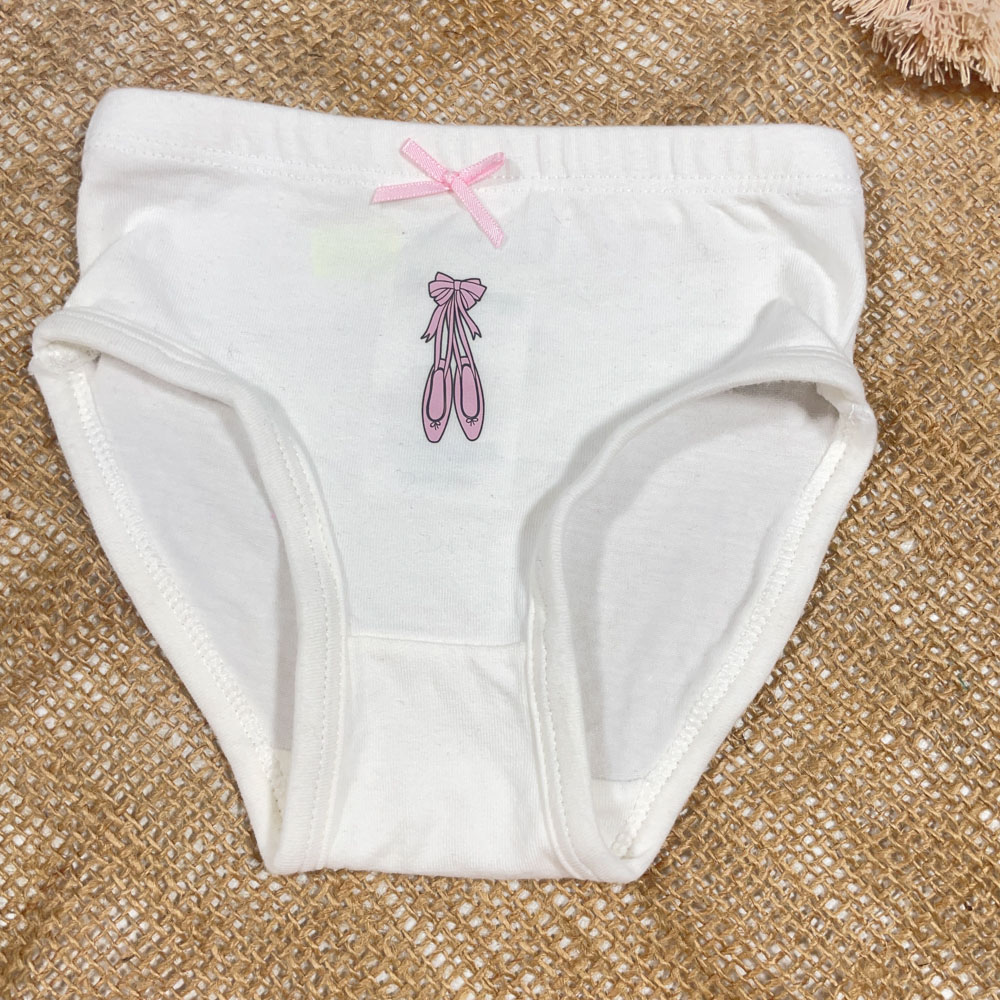 شورت نوزادی دخترانه برند Impidimpi طرح کفش عروسکی سفید رنگ - 12 تا 24 ماه